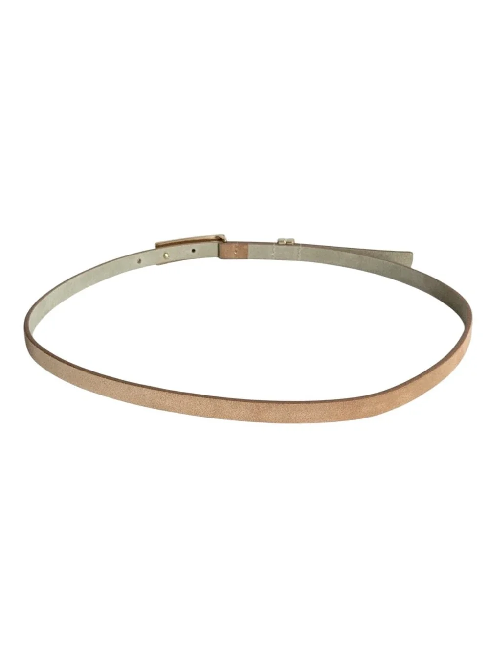 White House Black Market Hip Fit Skinny Suede Belt Size Small